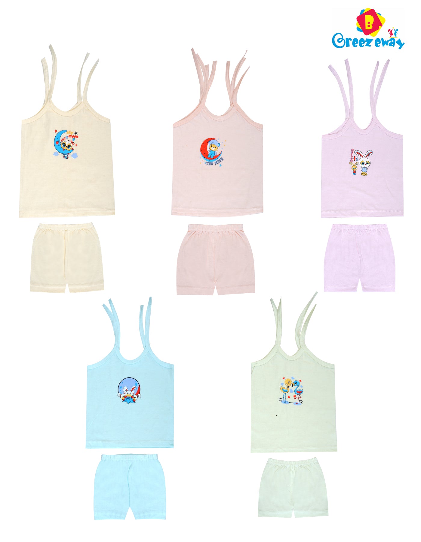 New Born Baby Boys & Baby Girls Top and Bottom set