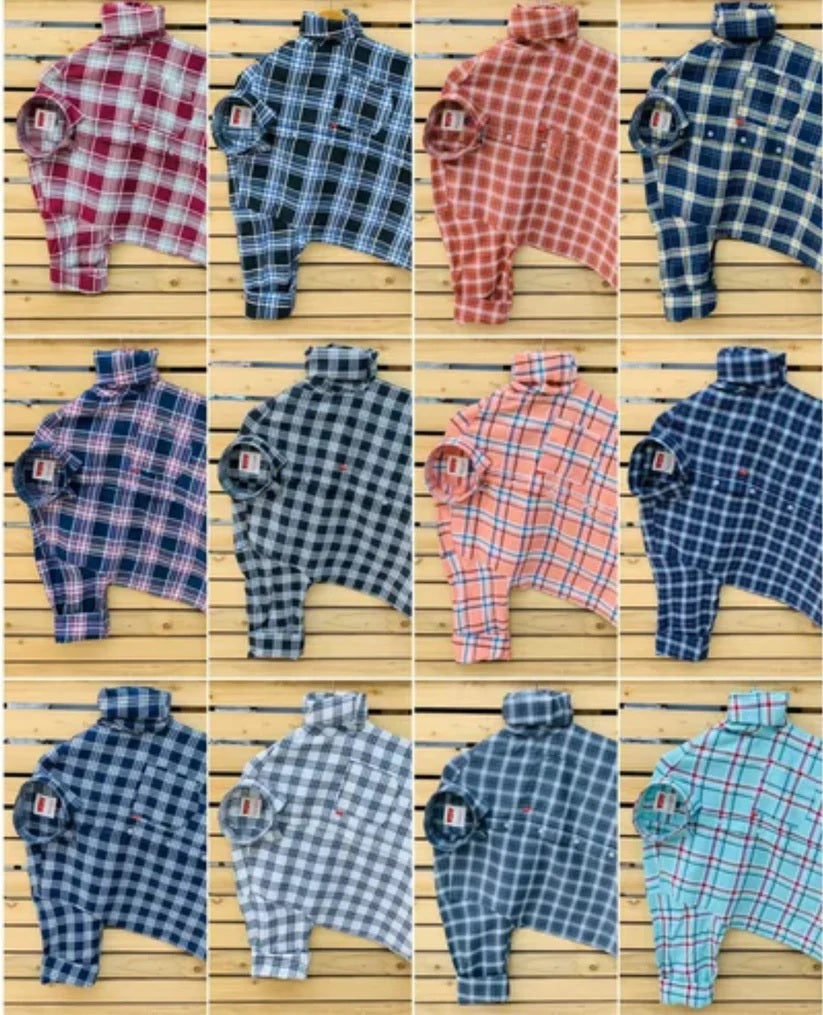 Combo of 6 Cotton Checked Shirts Rs. 999 Only