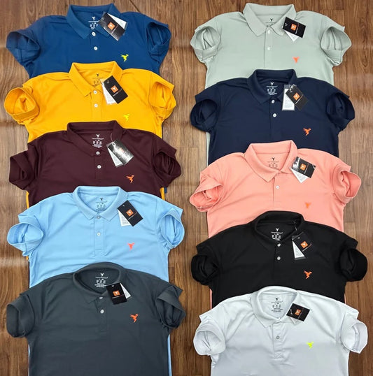 Combo of 5 Collar Lycra T Shirts Rs. 999 Only