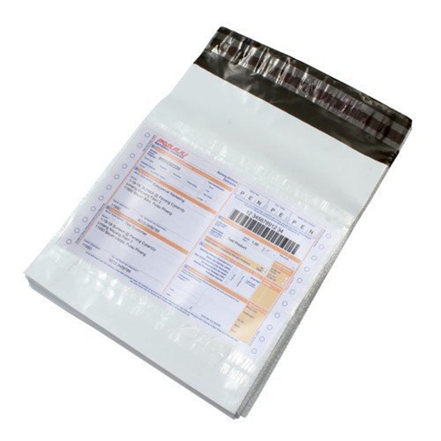 10*12 courier bags/sales envelopes Polybags for Shipping/Packing covers with POD Jacket 55 microns secured courier bags (Pack of 100)