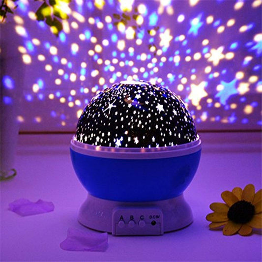 Star Light Projector Colorful Twilight Romantic Sky Star Master Projector Lamp Starry LED Night Light Kids Bedroom Bed Light for Children's with 39 inch USB Cable Plastic Colorful Galaxy Moon Star Master Projector