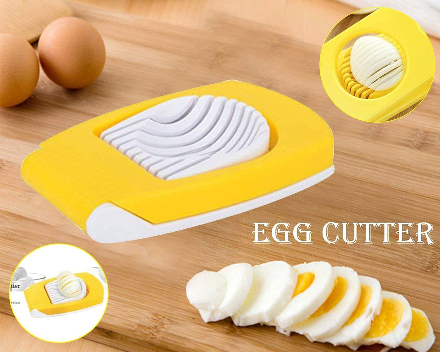 Egg Cutter, Egg Slicer, Boiled Eggs Cutter, Stainless Steel Cutting Wires