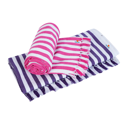 Cotton bath towels pack of 2